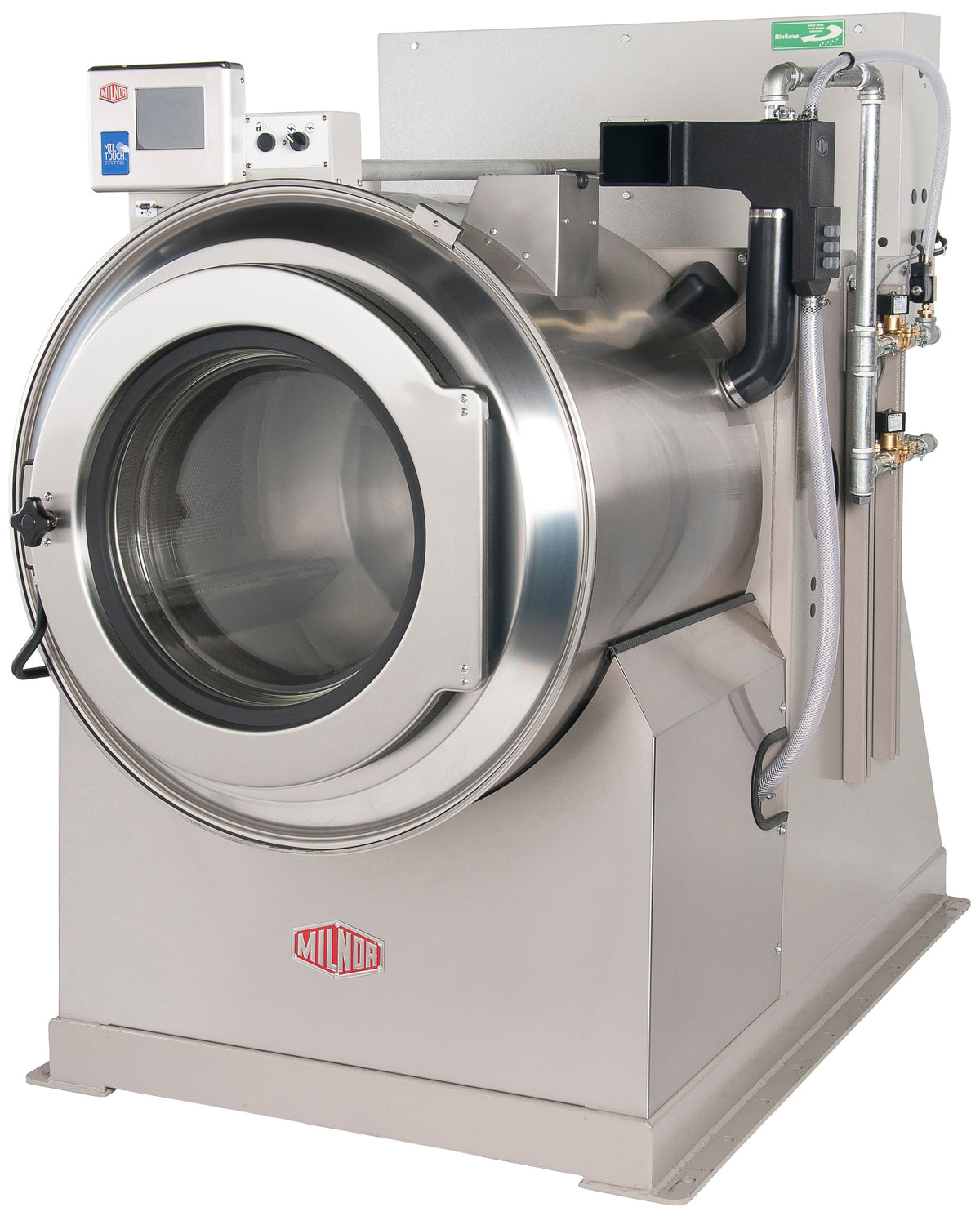Milnor 36026V7Z 100 lb Rigid-Mount Washer-Extractor, 300 G