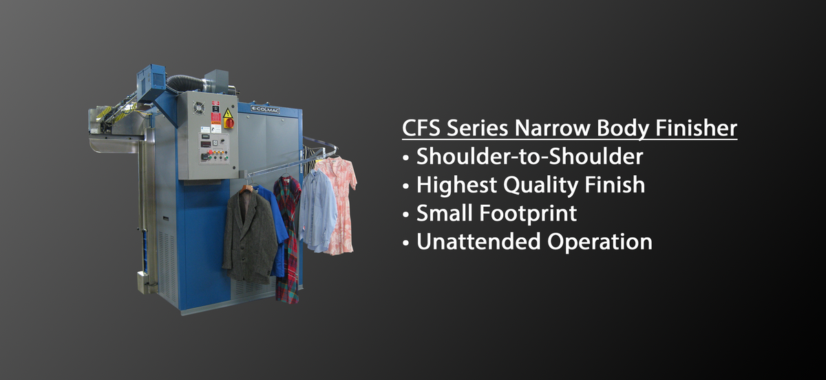 Colmac CFS-NB CFS Series Narrow Body Tunnel Finisher