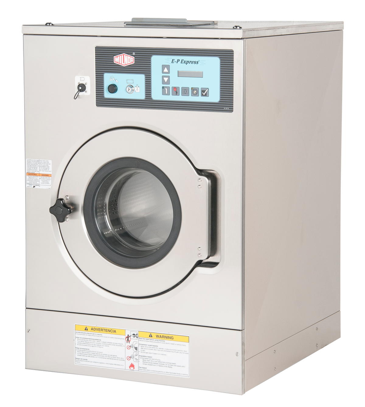 Milnor MWT12X5 25 lb Rigid-Mount Washer-Extractor, 90 G