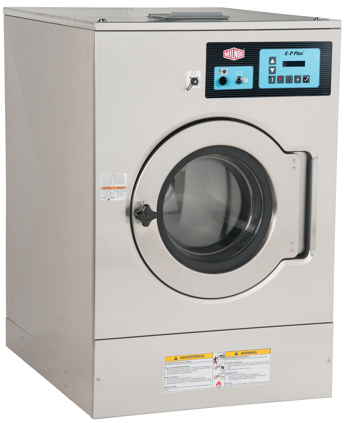 Milnor MWT18J6 45 lb Rigid-Mount Washer-Extractor, 150 G